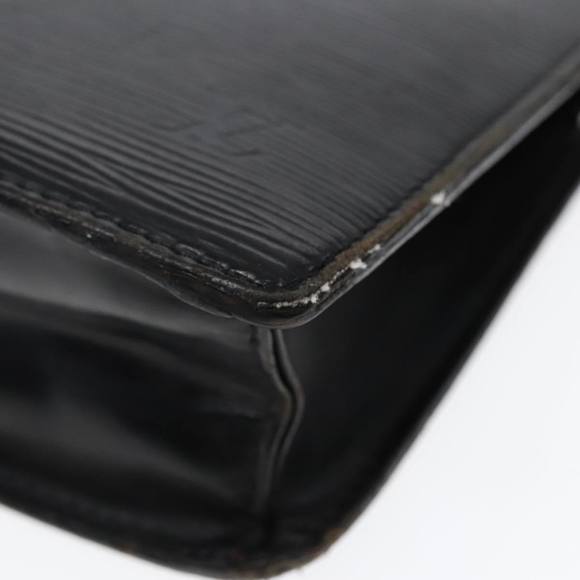 LOUIS VUITTON Epi Pochette Homme Clutch Bag Black Noir M52522 LV Auth 90085 - Picture 8 of 16